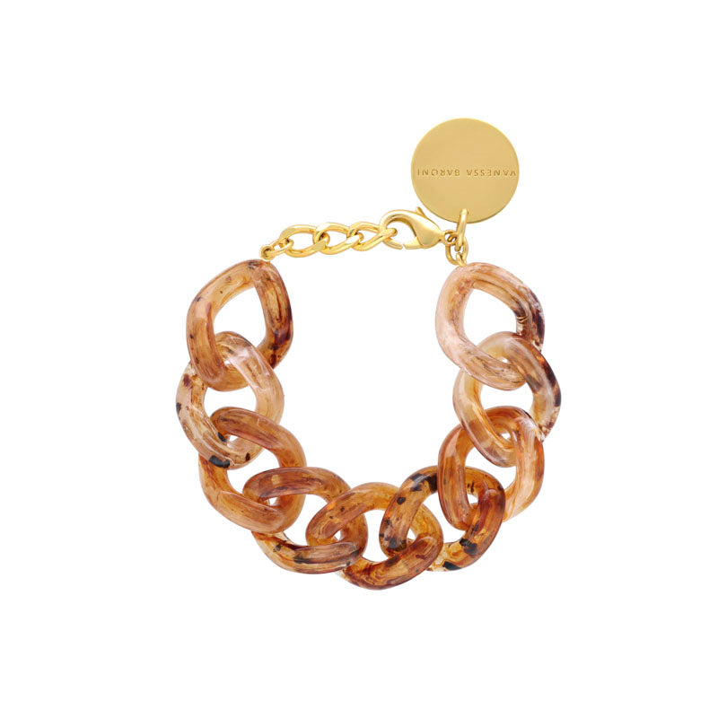 Flat Chain Bracelet in Bernstein