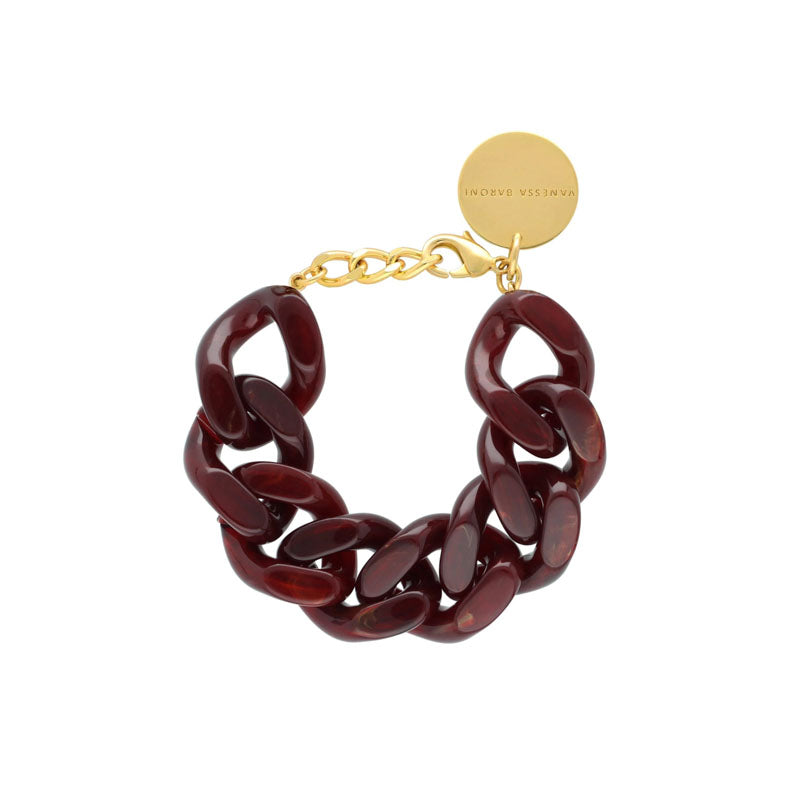 VANESSA BARONI Great Bracelet in Bordeaux Marble