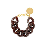 Great Bracelet in Dark Brown Marble