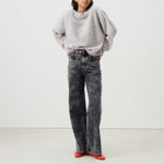 Vitow Jumper in Melange Light Grey