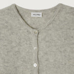 Vitow Cardigan in Melange Light Grey