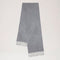 MULBERRY Cashmere Scarf in Light Grey Melange Cashmere