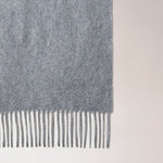 Cashmere Scarf in Light Grey Melange Cashmere