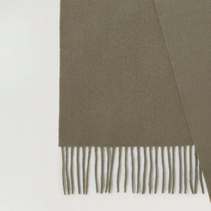 Cashmere Scarf in Olive Cashmere