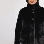 Vie Faux Fur Jacket in Black