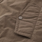 Ward Full Zip Cardigan in Clay Brown