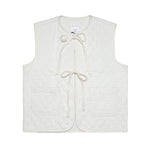 SEVENTY & MOCHI Aria Vest in Ecru