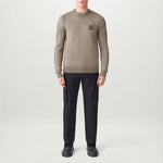 Watch Crewneck Jumper in Clay Brown