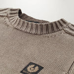 Watch Crewneck Jumper in Clay Brown