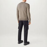 Watch Crewneck Jumper in Clay Brown