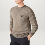 Watch Crewneck Jumper in Clay Brown