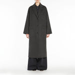 WEEKEND MAXMARA Galosce Coat in Dark Grey