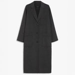 Galosce Coat in Dark Grey