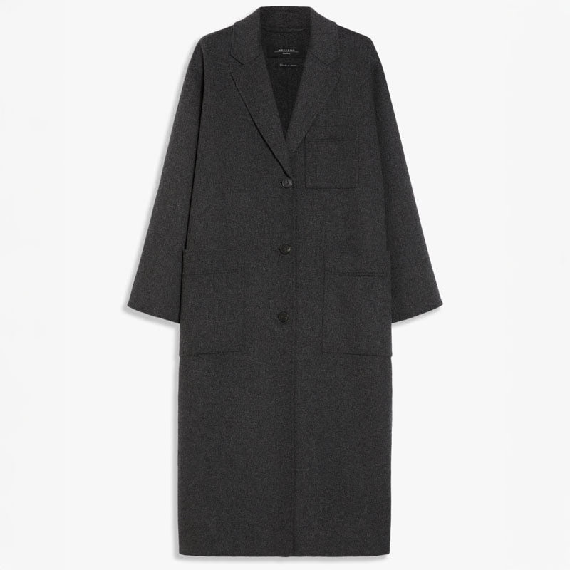 Galosce Coat in Dark Grey