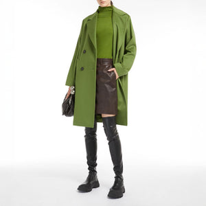 Zum Wool Coat in Green