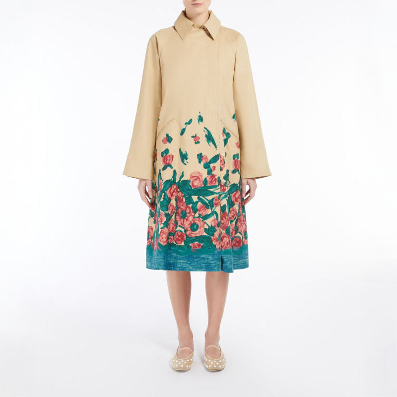 WEEKEND MAXMARA Pesco Dress in Beige Roses