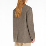 Pistoia Wool Blazer in Dark Brown