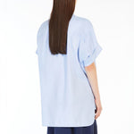 Brema Cotton Poplin Shirt in Light Blue