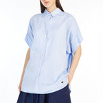 Brema Cotton Poplin Shirt in Light Blue