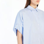 Brema Cotton Poplin Shirt in Light Blue