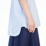 Brema Cotton Poplin Shirt in Light Blue