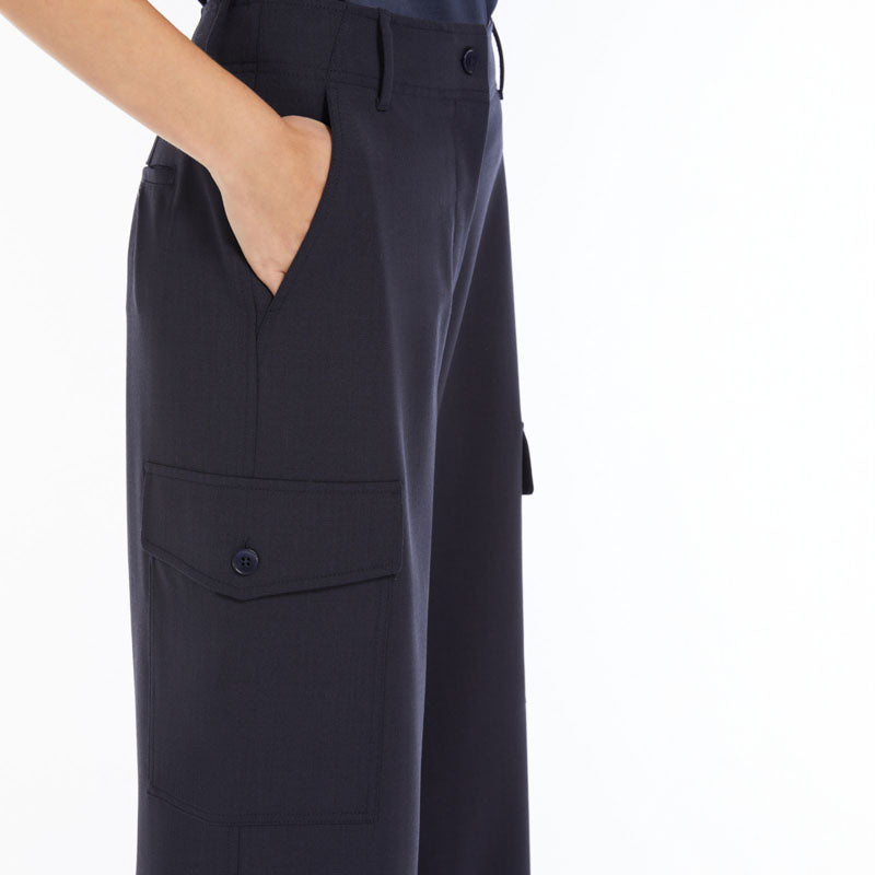 WEEKEND MAXMARA Hidalgo Cargo Trousers in Navy