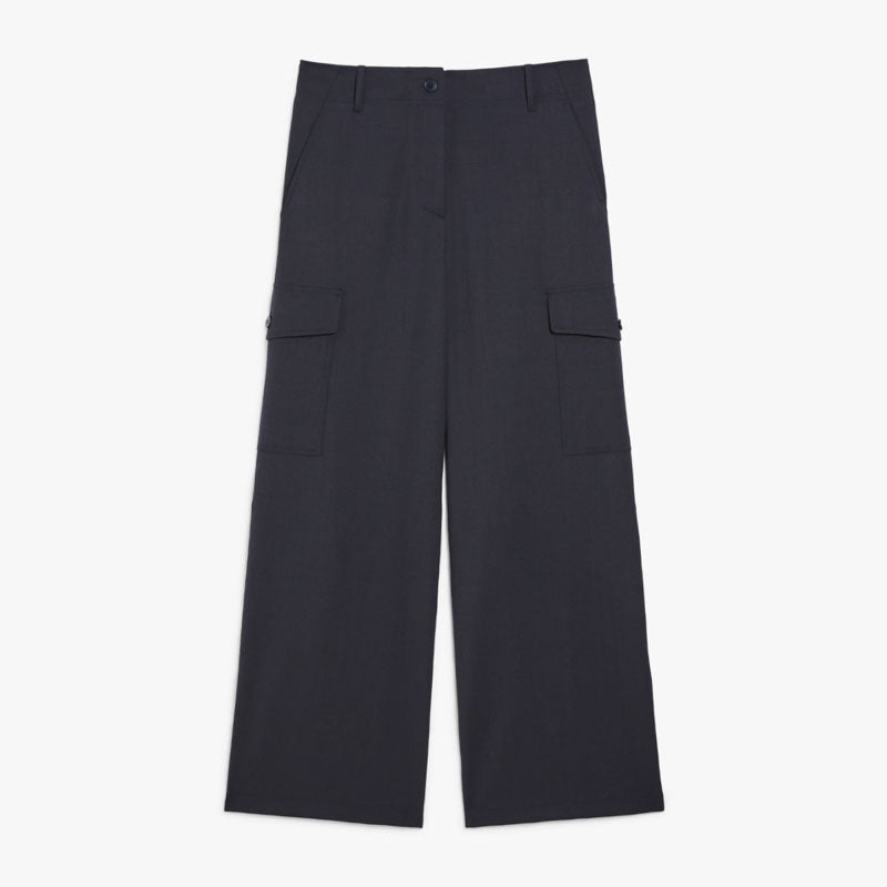 WEEKEND MAXMARA Hidalgo Cargo Trousers in Navy