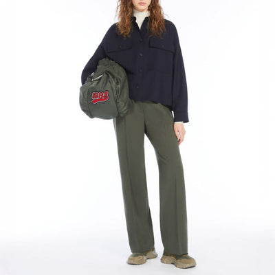 Petra Long Trouser in Dark green