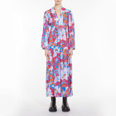 Oblio Maxi Dress in Cyclamen