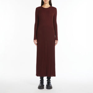 Eletta Knitted Dress in Wine