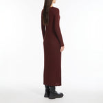 Eletta Knitted Dress in Wine