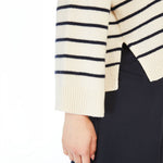 Leva Oversized Cashmere Sweater in Ecru