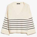 Leva Oversized Cashmere Sweater in Ecru