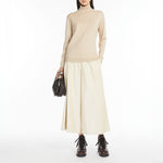 Kiku Silk Wool Jumper in Ivory