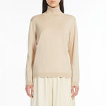 Kiku Silk Wool Jumper in Ivory