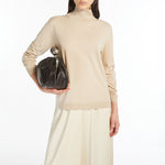 Kiku Silk Wool Jumper in Ivory