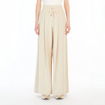 Romagna Jersey Drawstring Trousers in Sand