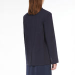 Erik Milano Knit Jersey Blazer in Navy