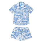 Loxodonta Short PJ Set in Blue