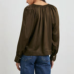 Wynna Blouse in Dark Moss