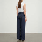 SKALL Willow Wide Leg Jeans in Indigo Blue