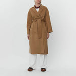 Wright Double Faced Wool Coat in Tree House