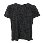 Zelda S/S Leo T-Shirt in Grey Leopard