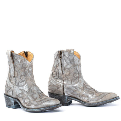 MEXICANA Agave Nacar Boots in Silver