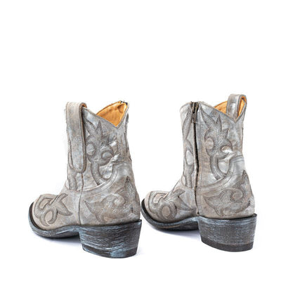 MEXICANA Agave Nacar Boots in Silver