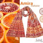 Amira Scarf in Maltese Red