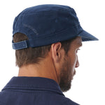 Brieu Print Sailors Cap in Navy