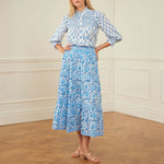 Lucia Skirt in Cornflower Rose