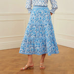 Lucia Skirt in Cornflower Rose