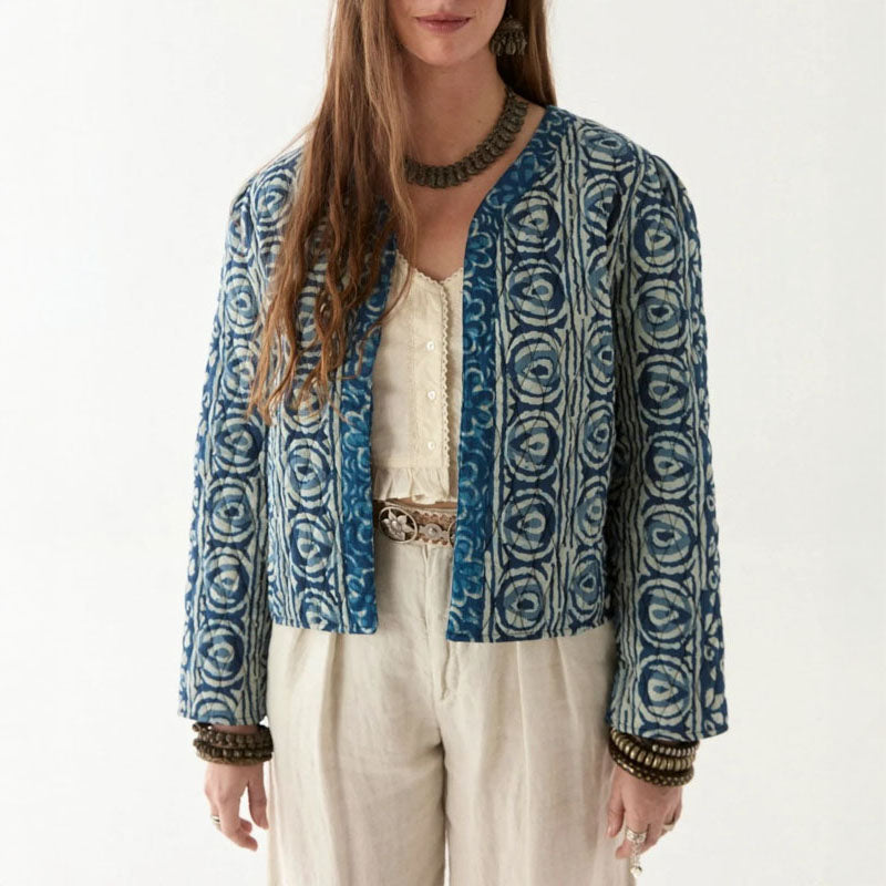 MAISON HOTEL Coti Jacket in Indigo Soul